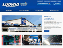 Tablet Screenshot of ludwig-elektrotechnik.de